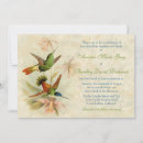 Search for hummingbird wedding invitations Vintage