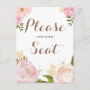 Search for seating postcards Watercolor