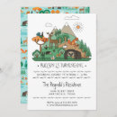 Recherche de woodland animals 1ans anniversaire invitations Rustique