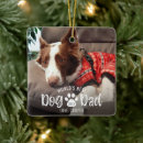 Search for best dog dad ornaments From the dog