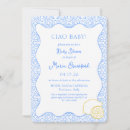 Search for italian baby shower invitations Modern