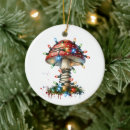 Search for vintage mushroom ornaments Whimsical