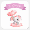 Search for baby announcement stickers Its a girl