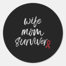 Search for burgundy awareness ribbon stickers Brain