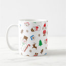 Search for tree pattern mugs Santa