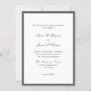 Search for white and grey wedding invitations Simple