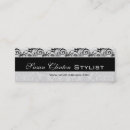 Recherche de dentelle blanche cartes visite Noir