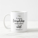 Search for friendship mugs Bible verse