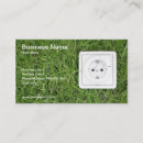 Search for renewable energy business cards Green