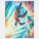 Search for under the sea blankets Turtle