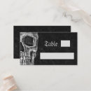 Search for halloween place cards Black and white