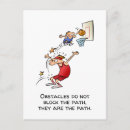 Recherche de obstacles cartes postales Motivation