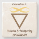 Recherche de prospérité dessous de verres Argent