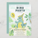 Search for dino birthday invitations Baby boy