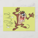 Recherche de taz cartes postales Looney toones diable