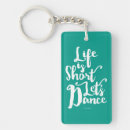 Search for performer rectangular keychains Dance
