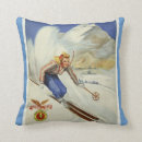 Recherche de skieurs coussins Blanc
