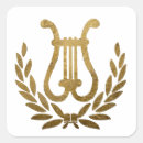 Search for lyre stickers Music