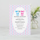 Search for easter gender reveal invitations Bunny