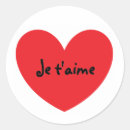 Search for i love you in french stickers France