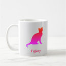 Search for cat silhouette mugs Red