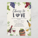 Search for cheers to love bridal shower invitations Wine