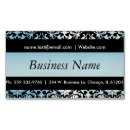 Search for blue damask business cards Elegant