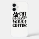 Search for coffee cat iphone cases Bibliophile