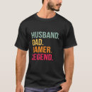 Search for dad gamer tshirts Father