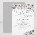 Search for feminine bridal shower invitations Calligraphy
