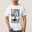 Recherche de balle de golf vêtements Humour