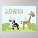 Search for zebra birthday party posters Giraffe