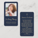 Search for funeral holy cards In loving memory