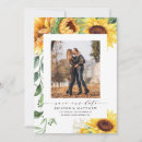 Search for sunflower save the dates Watercolor