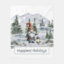 Search for christmas gnome blankets Watercolor