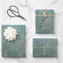 Search for christmas lights wrapping paper Gold
