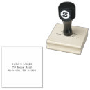 Recherche de tampon en caoutchouc cartes postales Adresse de l'expéditeur