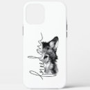 Search for wild wolf iphone cases Black and white