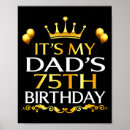 Search for 75 birthday posters Years