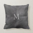 Search for dark leather pillows Texture