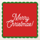 Recherche de vert et rouge dessous de verres Noël