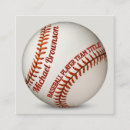 Search for baseball business cards Player