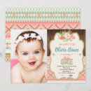 Search for tribal birthday invitations Boho