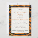 Search for tiger print birthday invitations Trendy