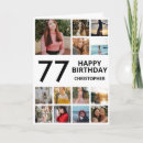 Search for 77th birthday cards Seventy seventh birthday