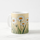 Recherche de fleur marguerite tasses Marguerites blanches