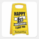 Search for happy anniversary stickers White