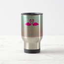 Search for pink flamingo travel mugs Cartoon