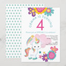 Recherche de pink unicorn invitations Fille