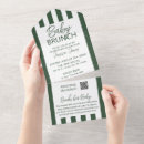 Recherche de rayures vertes invitations Garçon